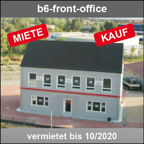 b6-front-office - ab 2020 Büros von 30 bis 240qm. Perfektes Vertriebsbüro. *Top !-direkt an der B6*. Schon jetzt reservieren! Ab 11-2020 verfügbar!